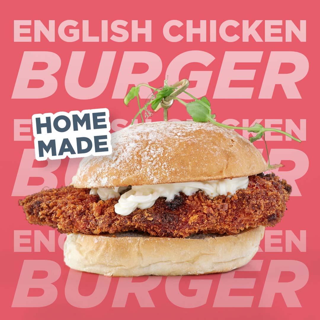 Chicken Burger (hand made in Venus kitchens)